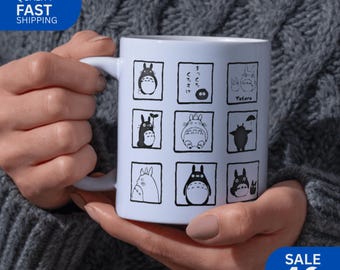 Totoro Mug: Studio Ghibli Ceramic Coffee Cup
