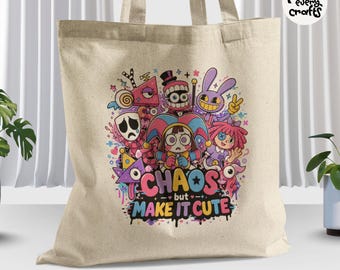 The Digital Circus Tote Bag - Caine TADC Fan Accessory (45x15 cm)
