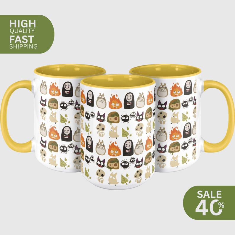 studio ghibli cup, studio ghibli gifts, ghibli mug, studio ghibli merch, whimsical mug, howls moving castle, princess mononoke, anime ghibli, ghibli mugs, ghibli christmas, ghibli gifts, mug, funny mug, mug wrap, personalized mug, ceramic mug, coffee mug, studio ghibli mug, studio ghibli, ghibli, studio ghibli gift, studio ghibli decor, travel mug, anime mug, 15oz mug, tea mug, 11oz mug, kawaii mug, mononoke mug, spirited away mug, calcifer, totoro, anime gift, kikis delivery, spirited away