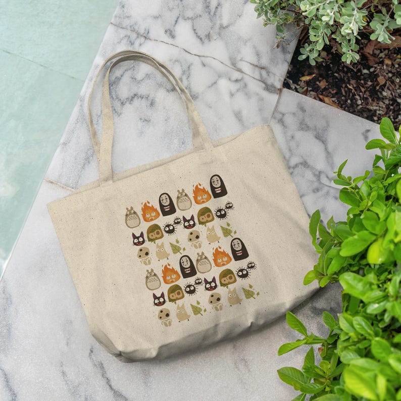 studio ghibli, ghibli, studio ghibli bag, studio ghibli tote, studio ghibli merch, ghibli tote, studio ghibli gift, canvas tote bag, beach tote bag, anime tote, shoulder bag, canvas bag, bread bag, school bag, weekend bag, spirited away tote, spirited away bag, reusable grocery bag, gift for mom, gift for her, anime, best friend gift, personalized tote, canvas tote, tote bags, anime tote bag, cotton tote bag, totoro tote bag, bag, custom tote bag, ghibli gift, ghibli art, tote bag, ghibli bag