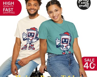 Retro Shirt - Handspiel Charakter T-shirt | Gamer Konsole T-Shirt