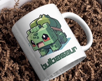 Bisasam Pokemon Tasse | Niedliche Pokemon Kaffeetasse | Perfektes Geschenk für Pokemon Fans