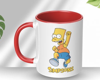 Bart Simpson Mug - Gift for Kids - Homer Mug