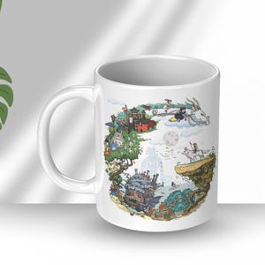 studio ghibli mug, studio ghibli, studio ghibli decor, ghibli mug, studio ghibli gift, studio ghibli cup, studio ghibli merch, anime mug, kawaii mug, totoro mug, howls moving castle, spirited away, princess mononoke, totoro, kikis delivery, totoro gifts, totoro cup, spirited away mug, totoro coffee mug, anime coffee mug, cute ceramic mug, calcifer mug, custom photo mug, mug wrap, ghibli gifts, studio ghibli art, studio ghibli gifts, ghibli, mug, magical mug, custom cartoon mug, soot sprites mug