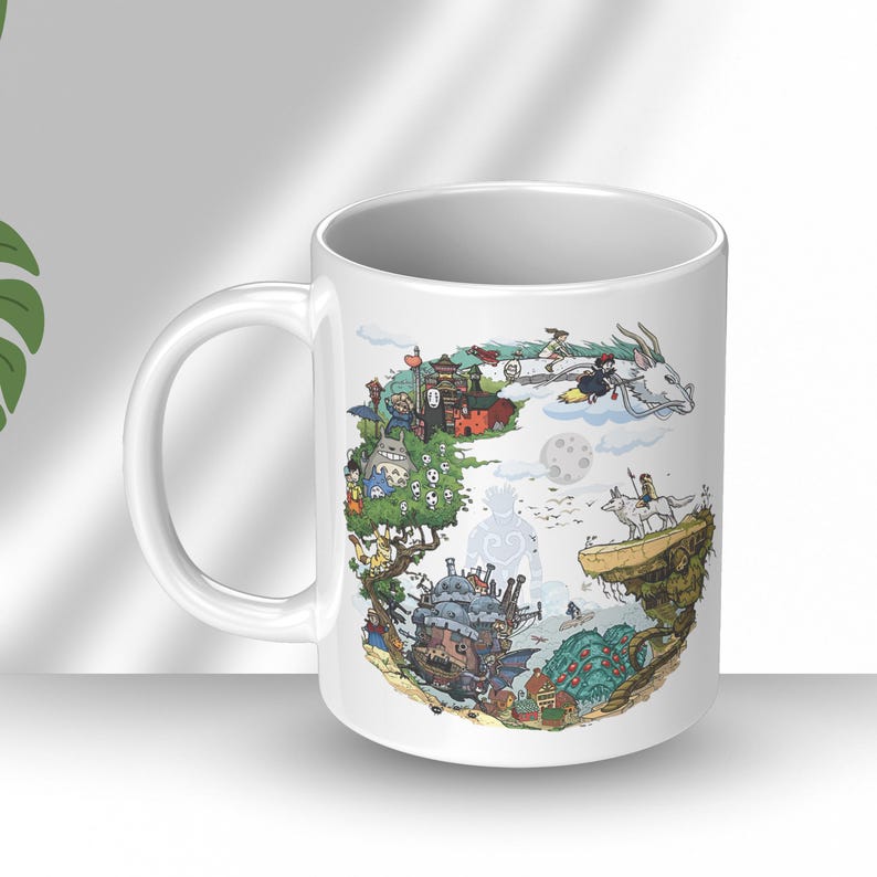 studio ghibli mug, studio ghibli, studio ghibli decor, ghibli mug, studio ghibli gift, studio ghibli cup, studio ghibli merch, anime mug, kawaii mug, totoro mug, howls moving castle, spirited away, princess mononoke, totoro, kikis delivery, totoro gifts, totoro cup, spirited away mug, totoro coffee mug, anime coffee mug, cute ceramic mug, calcifer mug, custom photo mug, mug wrap, ghibli gifts, studio ghibli art, studio ghibli gifts, ghibli, mug, magical mug, custom cartoon mug, soot sprites mug