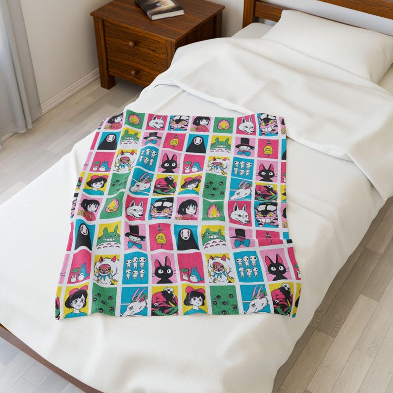 plush blanket, studio ghibli, ghibli studio, ghibli blanket, studio ghibli merch, studio ghibli gift, studio ghibli throw, baby blanket, cozy blanket, anime blanket, cartoon blanket, my neighbor totoro, totoro, spirited away, ponyo, princess mononoke, howls moving castle, cozy winter blanket, adult blanket, totoro blanket, comfort blanket, healing blanket, kids blanket, blanket baby, velveteen blanket, soft blanket, studio ghibli plush blanket, bedding, blankets, soot sprites, velveteen throw