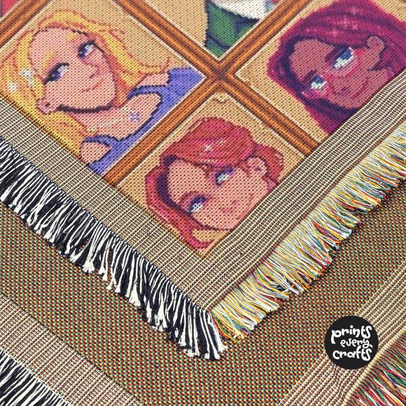 stardew valley blanket, stardew valley, stardew blanket, stardew, stardew valley merch, stardew valley gift, stardew cross stitch, fall host gift, stardew merch, stardew gift, stardew gifts, stardew valley decor, stardew valley art, valley, blanket, throw blanket, woven blanket, tapestry blanket, cozy blanket, woven throw blanket, tapestry, birthday gift, housewarming gift, personalized gifts, gifts for him, christmas gift, couple gift, junimo, custom blanket, personalized blanket,gaming blanket