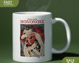 Princess Mononoke Studio Ghibli Ceramic Mug