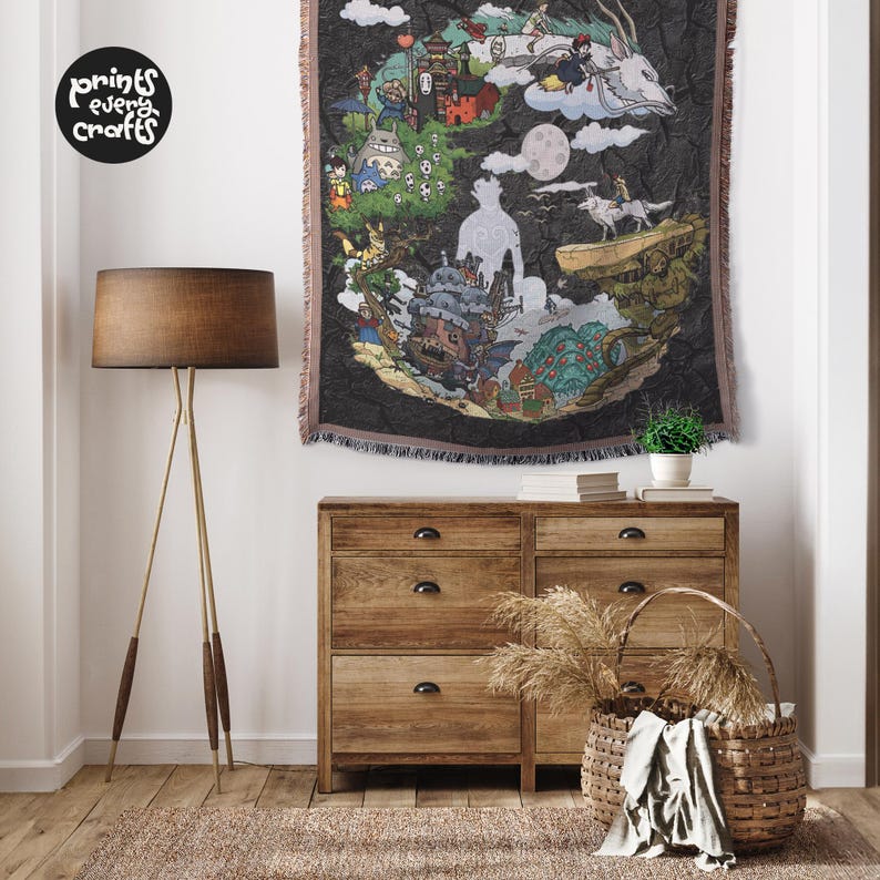 studio ghibli woven blanket, studio, studio ghibli, ghibli studio, woven blanket, ghibli, ghibli blanket, studio ghibli merch, studio ghibli decor, studio ghibli art, studio ghibli gift, studio ghibli mug, woven throw blanket, woven tapestry, anime woven blanket, ghibli tapestry, cozy blanket, tapestry blanket, picnic blanket, anime blanket, totoro blanket, woven throw, howls moving castle, wall tapestry, totoro, spirited away, anime rug, medieval tapestry, princess mononoke, howl moving castle