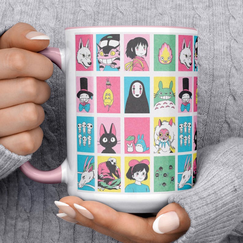studio ghibli cup, studio ghibli gifts, ghibli mug, studio ghibli merch, whimsical mug, howls moving castle, princess mononoke, anime ghibli, ghibli mugs, ghibli christmas, ghibli gifts, mug, funny mug, mug wrap, personalized mug, ceramic mug, coffee mug, studio ghibli mug, studio ghibli, ghibli, studio ghibli gift, studio ghibli decor, travel mug, anime mug, 15oz mug, tea mug, 11oz mug, kawaii mug, mononoke mug, spirited away mug, calcifer, totoro, anime gift, kikis delivery, spirited away