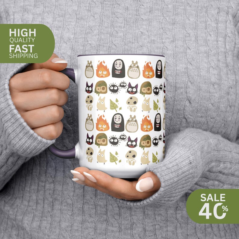 studio ghibli cup, studio ghibli gifts, ghibli mug, studio ghibli merch, whimsical mug, howls moving castle, princess mononoke, anime ghibli, ghibli mugs, ghibli christmas, ghibli gifts, mug, funny mug, mug wrap, personalized mug, ceramic mug, coffee mug, studio ghibli mug, studio ghibli, ghibli, studio ghibli gift, studio ghibli decor, travel mug, anime mug, 15oz mug, tea mug, 11oz mug, kawaii mug, mononoke mug, spirited away mug, calcifer, totoro, anime gift, kikis delivery, spirited away