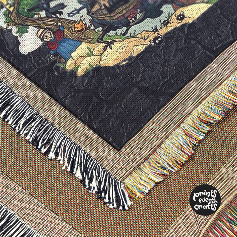 studio ghibli woven blanket, studio, studio ghibli, ghibli studio, woven blanket, ghibli, ghibli blanket, studio ghibli merch, studio ghibli decor, studio ghibli art, studio ghibli gift, studio ghibli mug, woven throw blanket, woven tapestry, anime woven blanket, ghibli tapestry, cozy blanket, tapestry blanket, picnic blanket, anime blanket, totoro blanket, woven throw, howls moving castle, wall tapestry, totoro, spirited away, anime rug, medieval tapestry, princess mononoke, howl moving castle