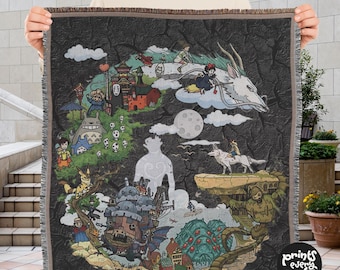Studio Ghibli Woven Blanket