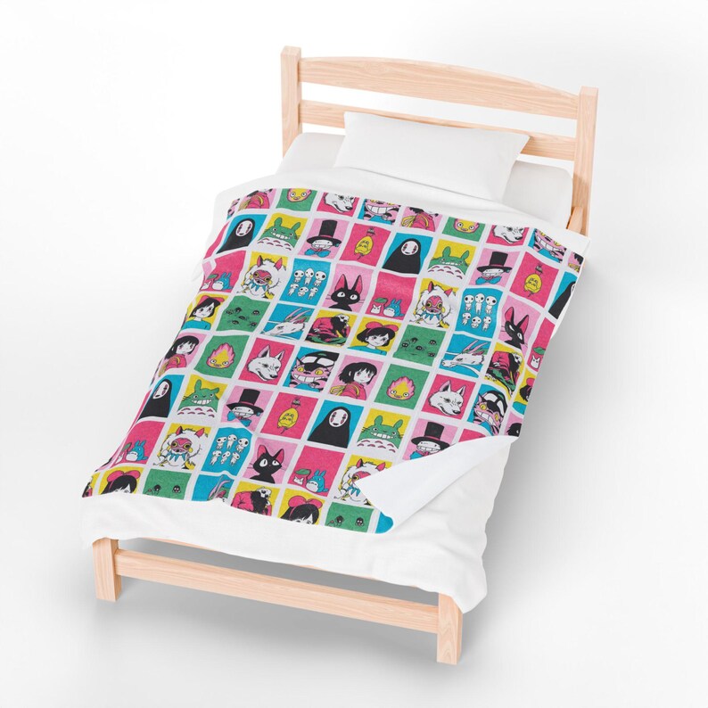 plush blanket, studio ghibli, ghibli studio, ghibli blanket, studio ghibli merch, studio ghibli gift, studio ghibli throw, baby blanket, cozy blanket, anime blanket, cartoon blanket, my neighbor totoro, totoro, spirited away, ponyo, princess mononoke, howls moving castle, cozy winter blanket, adult blanket, totoro blanket, comfort blanket, healing blanket, kids blanket, blanket baby, velveteen blanket, soft blanket, studio ghibli plush blanket, bedding, blankets, soot sprites, velveteen throw