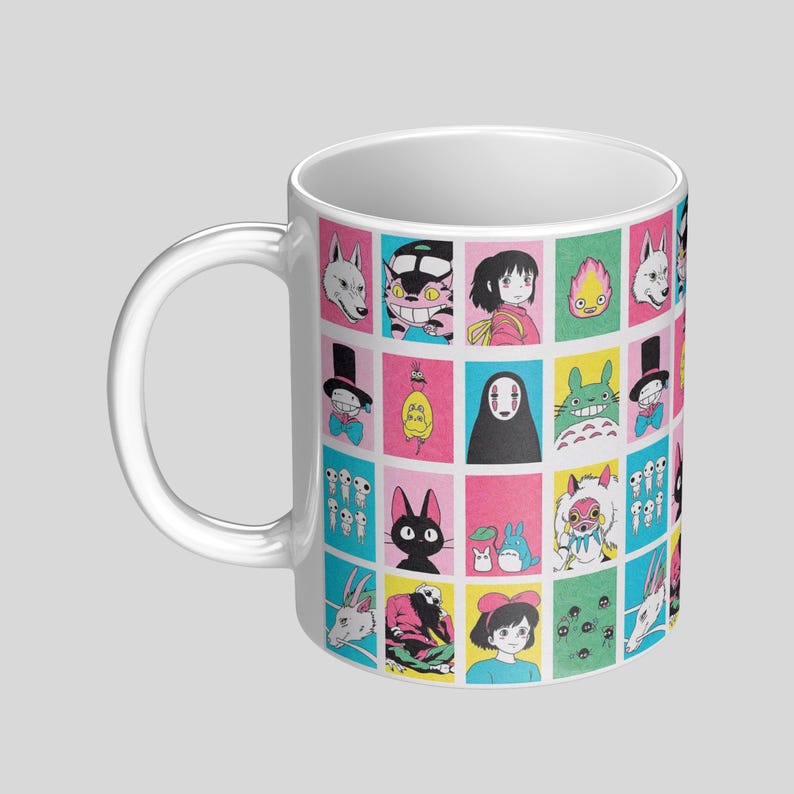 studio ghibli cup, studio ghibli gifts, ghibli mug, studio ghibli merch, whimsical mug, howls moving castle, princess mononoke, anime ghibli, ghibli mugs, ghibli christmas, ghibli gifts, mug, funny mug, mug wrap, personalized mug, ceramic mug, coffee mug, studio ghibli mug, studio ghibli, ghibli, studio ghibli gift, studio ghibli decor, travel mug, anime mug, 15oz mug, tea mug, 11oz mug, kawaii mug, mononoke mug, spirited away mug, calcifer, totoro, anime gift, kikis delivery, spirited away