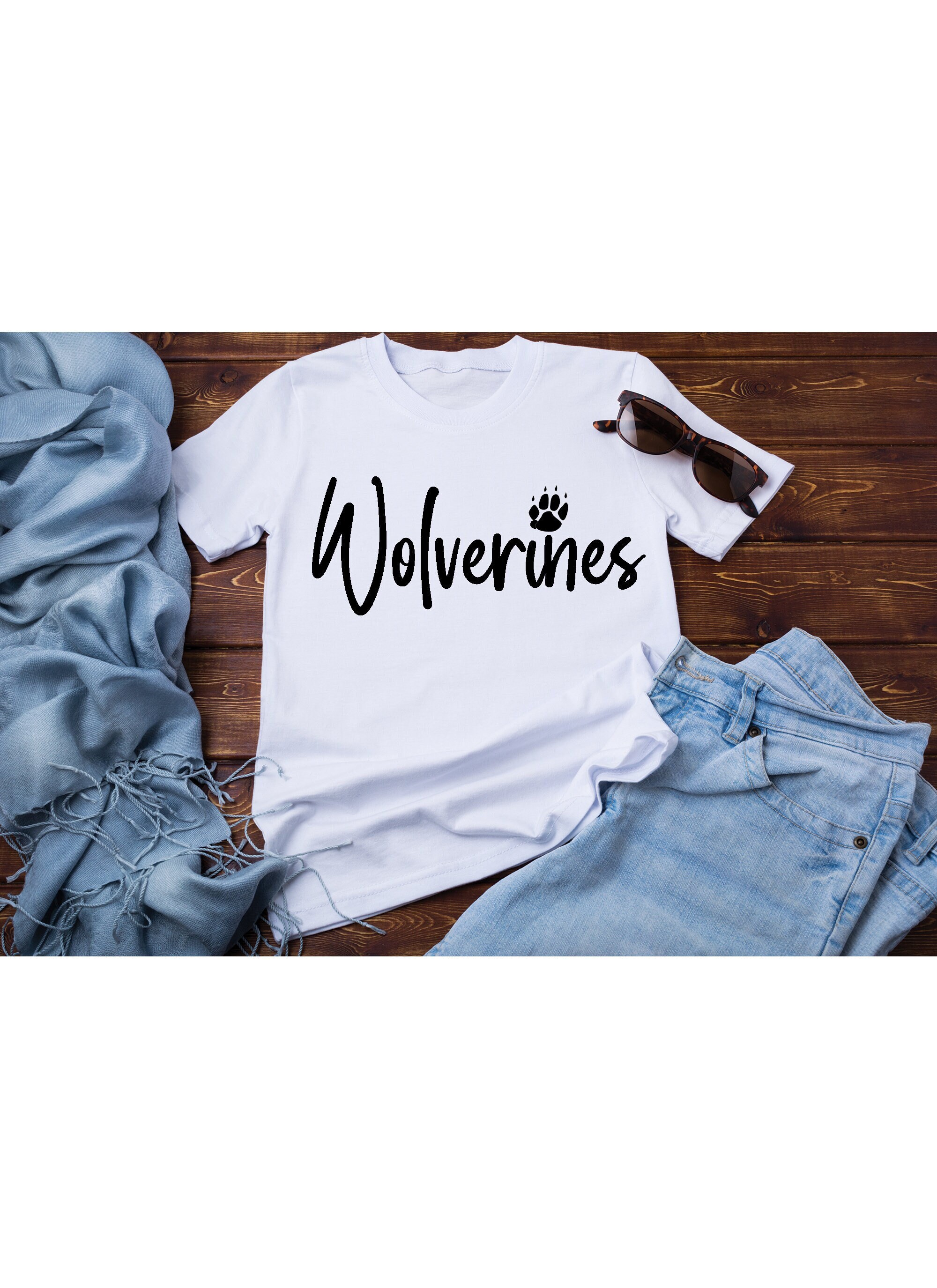 Wolverines Mascot Script With Claw PNG File (digital Download) - Etsy