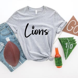 Digital File - Lions script digital file - perfect for making your favorite team shirt - PNG Digital File