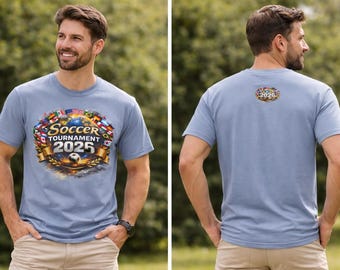 Soccer Tournament 2026 T-Shirt | World Flags Soccer Emblem