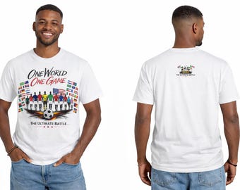 One World One Game soccer T-shirt | international teams, flags