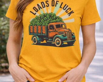 Loads of Luck truck shirt | Vintage truck with clovers tee