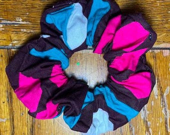 Hand sewn cotton scrunchie