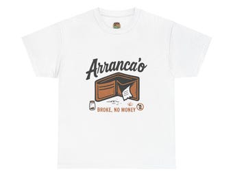 Camiseta "Arrancao Broke as a Joke" / Cartera divertida