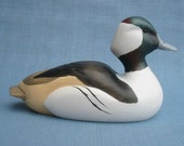 Hand carved Bufflehead Duck Decoy Robert Kelly Woodcarving