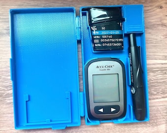 Accu-Chek *GUIDE ME* Glucose Meter Compatible Case | Diabetes Supply Organizer