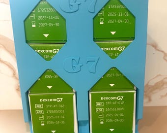 Dexcom G7 Compatible Holder | 3D Printed Diabetes Supply Organizer | CGM Dispenser