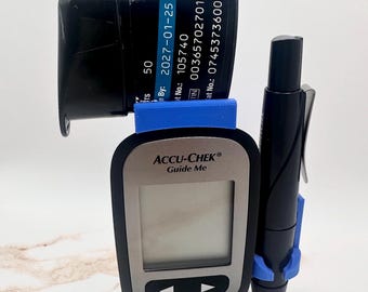 Accu-Chek *Guide Me* Compatible Holder | Blood Sugar Monitor | Diabetes Kit | Organizer | Diabetic Gifts