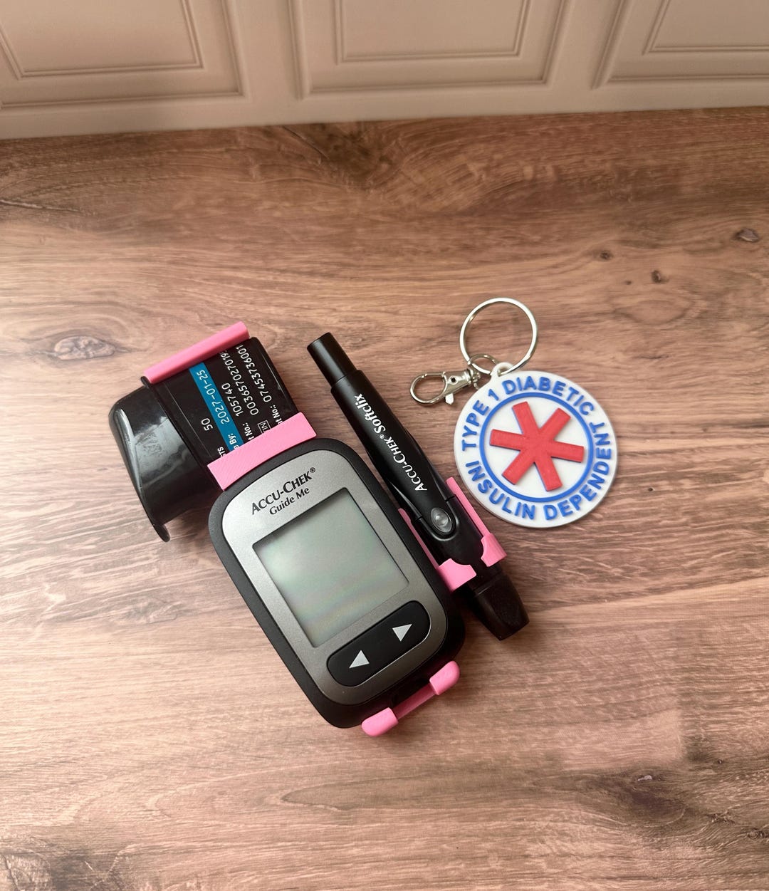 Accu-chek Meter Holder With Keychain - Etsy