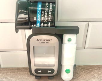 Accu-Chek *Guide Me* with Delica Compatible Holder | Diabetic Blood Sugar Kit | Diabetes Gear | Organizer |