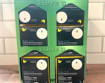 Libre 3 Plus Compatible Tower | Diabetes Supply Organizer | CGM Dispenser