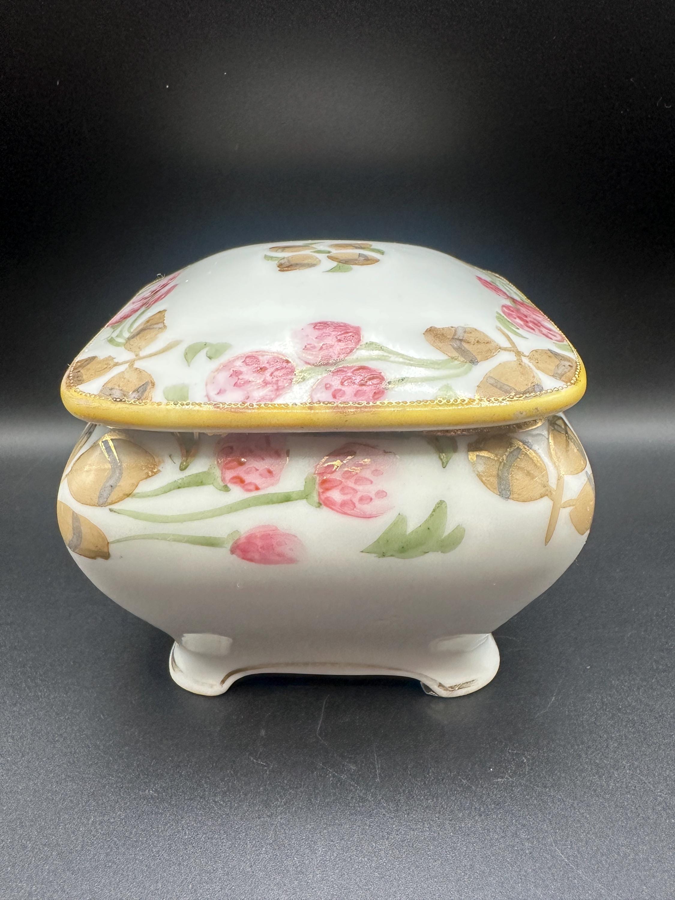 Noritake Porcelain Trinket Box - Etsy