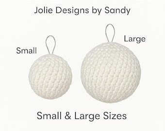 Crochet Christmas Ornament Pattern | Beginner DIY (PDF)