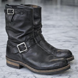 80s Engineer Boots - Etsy