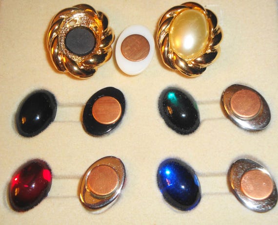 KJL Kenneth Jay Lane Interchangeable Earrings, Mu… - image 15