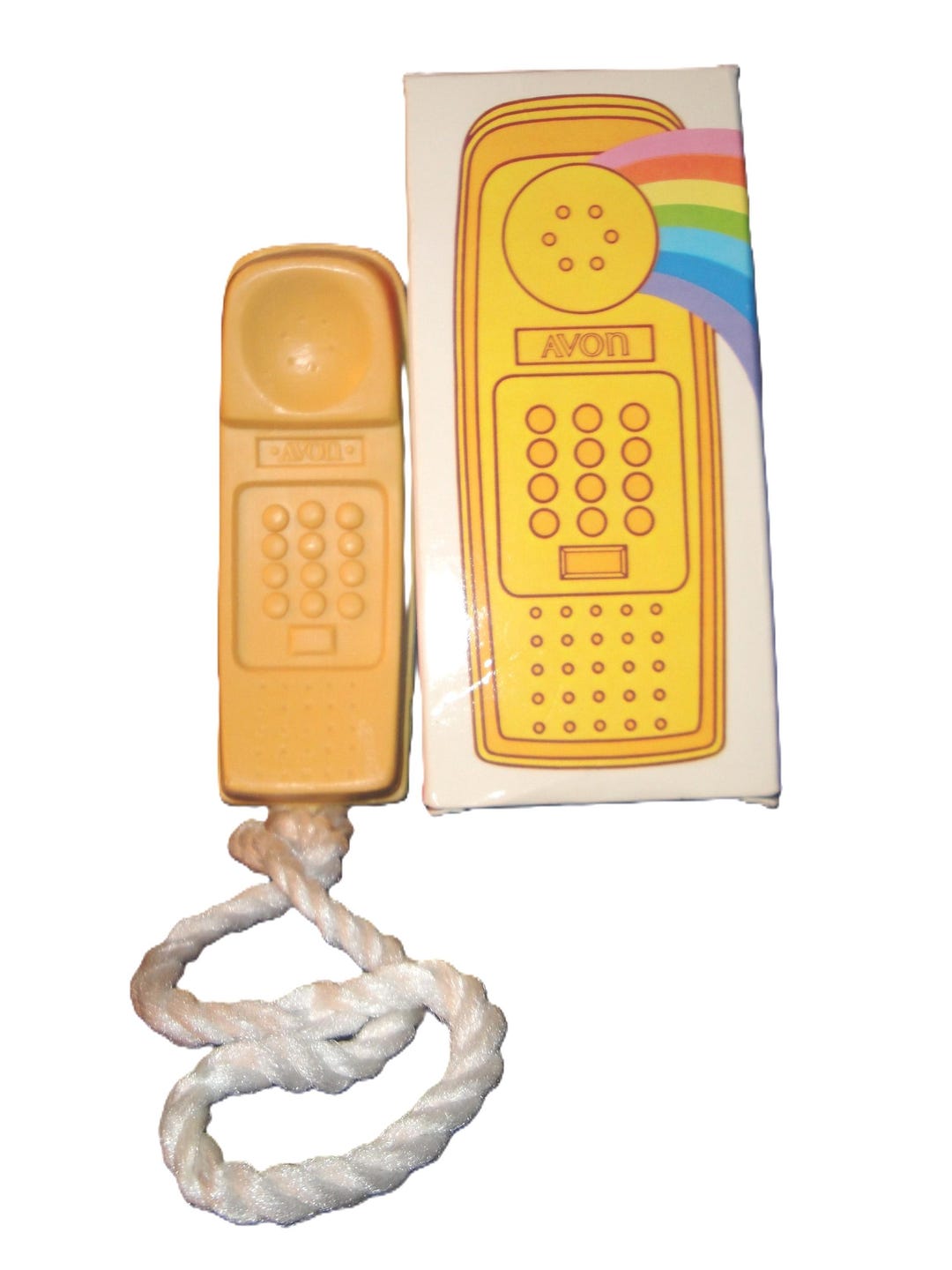 Kids? Adults? Vintage Avon 1982-83 “party Line Soap-on-a-rope” ~ Yellow ...