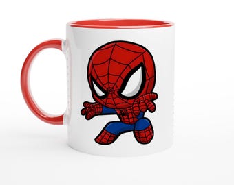 Taza de superhéroe Spiderman - Taza de café de cerámica colorida - Regalo perfecto para fanáticos