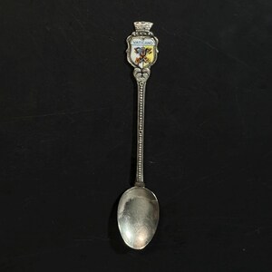 800 Silver Enamel Spoon Italy - Etsy