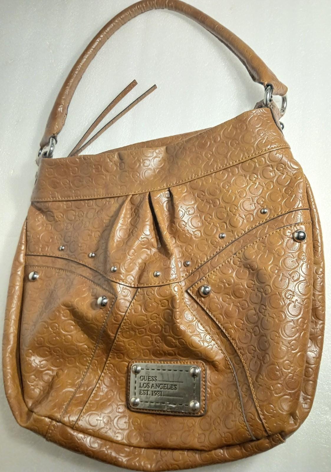 バッグ GUESS 00s archive leather shoulderbagY2K バッグ GUESS 00s archive leather shoulderbagY2K Vintage 2000's