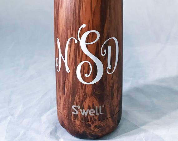 Monogram Swell Bottle Swell bottle, swell bottle, Gift for her
