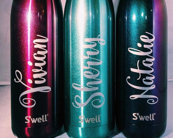 Swell Water Bottle with Personalized Custom Name or Monogram