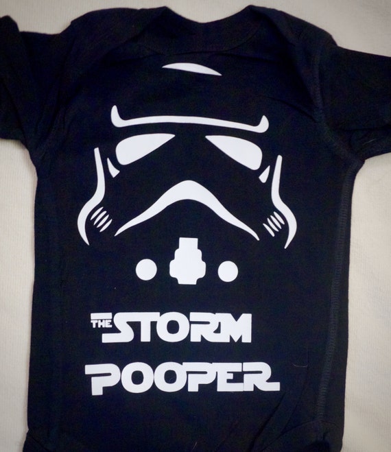 Storm Pooper Baby Romper - Baby, Toddler, baby shower, funny, geek one-piece, nerd bodysuit