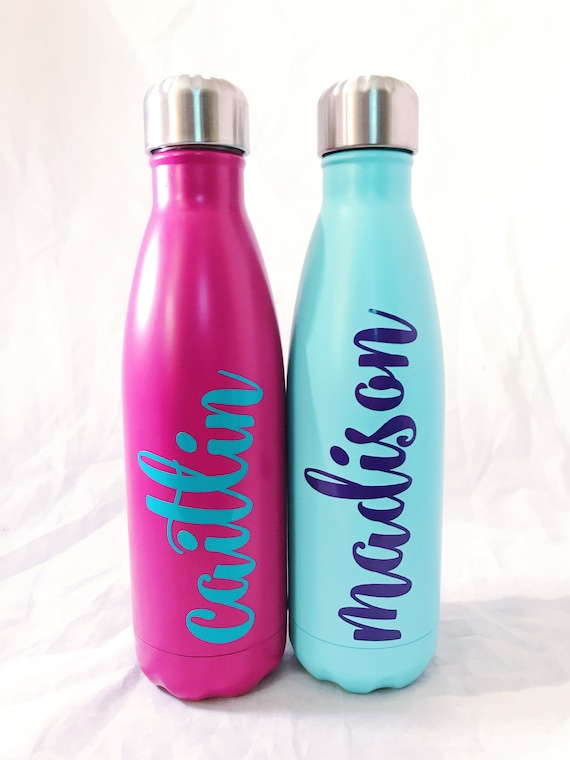 Personalized Swell Bottles - Name - Bridesmaids, Yoga, Teacher, Christmas Gift