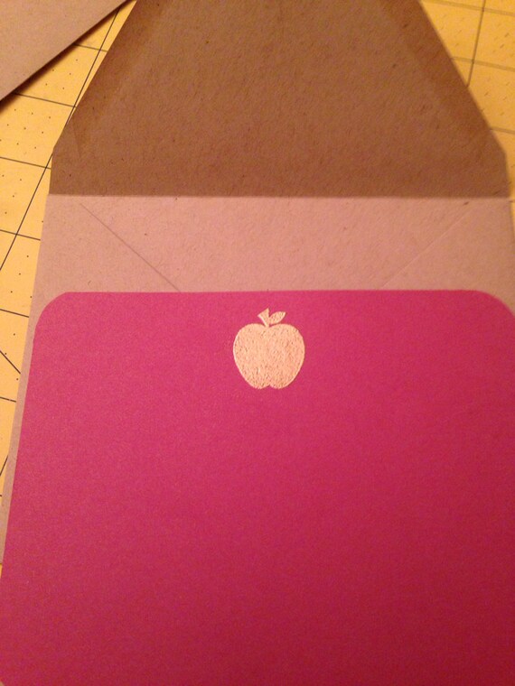 Items similar to Apple Note Cards on Etsy