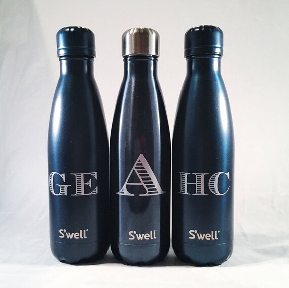 Swell Water Bottle with Personalized Custom Name or Monogram