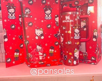 Red Hello Kitty Stanley Christmas Bottle 40oz