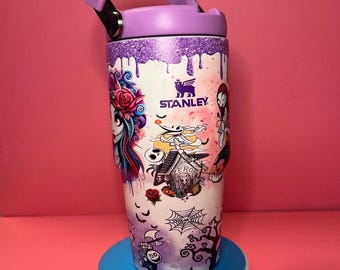 Jack and Sally Glow in the dark 20oz cup