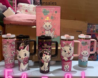 Tazza personalizzata Marie Cup degli Aristogatti da 40 once